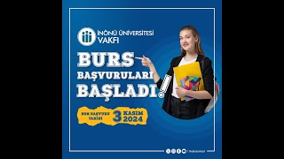 İnönü Üniversitesi Vakfı Bursu [upl. by Cleveland]