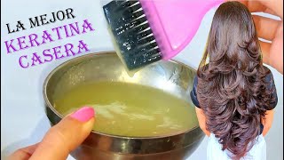 💛😍LA MEJOR KERATINA CASERA ALTAMENTE NUTRITIVA PARA TU CABELLO [upl. by Acnairb150]