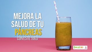 Mejora la salud del páncreas con este jugo  Salud180 [upl. by Eisnil216]