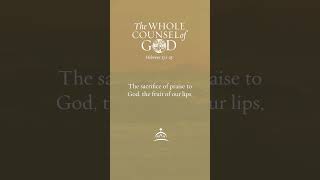 Hebrews 13125  The Whole Counsel of God [upl. by Tyrus75]