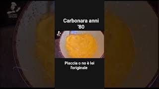 Carbonara Anni80 italianfood shorts [upl. by Bessie]