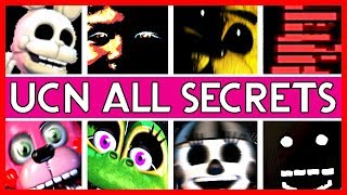 Ultimate Custom Night – All SECRETS amp EASTER EGGS – FNAF [upl. by Aniratak976]