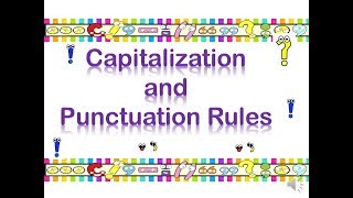 Discovery of Capitalization amp Punctuation Rules  learn capitalization and punctuation [upl. by Drisko923]