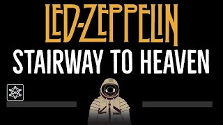 Led Zeppelin • Stairway To Heaven CC 🎤 Karaoke Instrumental Lyrics [upl. by Laicram]