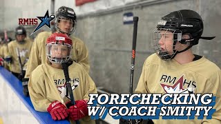 Forechecking with Coach Smitty [upl. by Whitver]