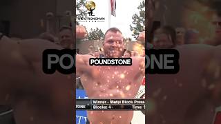 DEREK POUNDSTONE strongman worldsstrongestman motivation [upl. by Avat762]