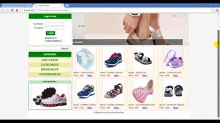 online shopping website project in aspnet [upl. by Aicyla]