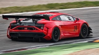 Lamborghini Gallardo REX GT3 Testing at Monza Circuit [upl. by Asseret]