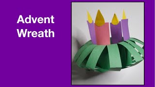 Advent Wreath Craft for Kids [upl. by Fin843]