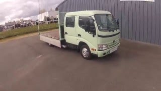 Video TOYOTA Dyna 136 Double Cabine Plateau [upl. by Anilat125]