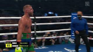 Billy Joe Saunders Waves His Tongue To Canelo In THE MIDDLE Of The Fight [upl. by Yasdnyl358]