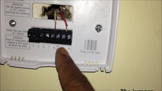 2Wire Installation for Honeywell Thermostat [upl. by Aikemal620]