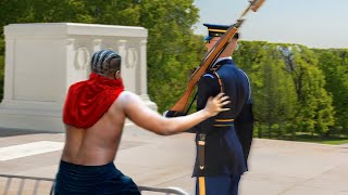 Why You Never Mess With A Guard Of The Tomb Of The Unknown Soldier [upl. by Hawley743]