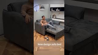 New design grey sofa bed sleeper sofabed couch sofa sofaset homedecor sofa interiordesign [upl. by Blunk]