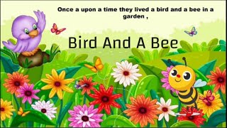 The Bird And A Bee  Honey Bee  English Short Story  Moral Stories For Kids  One Minute Story [upl. by Nyrret]