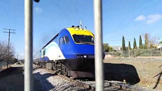 Melbourne bound XPT passing Docker Street Level crossing [upl. by Jollanta]