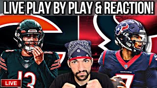 Bears vs Texans LIVE Play by Play amp Reaction SNF Week 2 Watch Party [upl. by Goltz991]