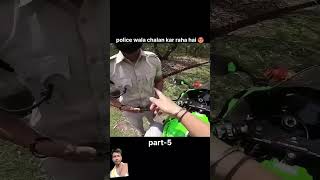 Police Wala Chalan Kar Raha hai🥵 motovlog rider [upl. by Gnek134]