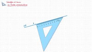 Identifier et tracer des droites perpendiculaires [upl. by Jesse]