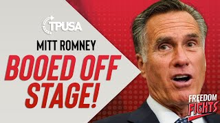 Mitt Romney Booed Off Stage [upl. by Weissberg678]