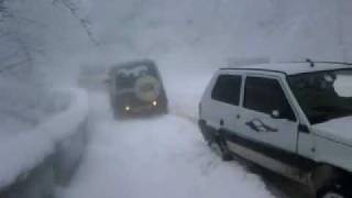 Panda 4x4 sulla neve [upl. by Nicolis]