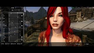 Skyrim  RaceMenu Preset Loader demo [upl. by Inger]