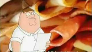 Subway Commercial family guy [upl. by Refotsirc]