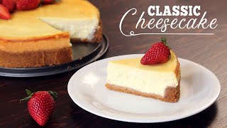 Classic Cheesecake Recipe  How Tasty Channel [upl. by Ashly]