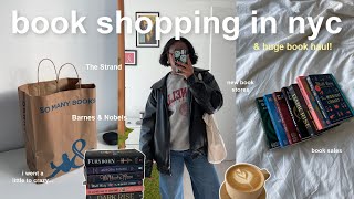 COZY NYC WINTER BOOKSTORE VLOG 💌 visiting the best bookstores in new york  HUGE haul [upl. by Eniarda]