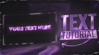 AE LIKE TEXT ON ALIGHT MOTION \  Glow Text Tutorial  free xml preset [upl. by Bud]