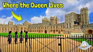 Windsor Castle England  A Walking Tour Inside Queen Elizabeths Castle [upl. by Nwadahs664]