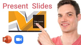 How to properly present PowerPoint slides in Zoom [upl. by Oirasan]