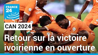 CAN 2024  Retour sur le succès de la Côte dIvoire face à la Guinée Bissau • FRANCE 24 [upl. by Guzel]