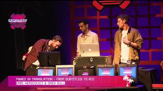 Omri Herscovici amp Omer Gull  Pwned in Translation  from Subtitles to RCE  Ekoparty 2017 [upl. by Damon]