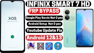 Infinix Smart 7amp7 HD Frp Bypass Android 1213 INFINIX X6516 X6515 No Xshare No Activity Without Pc [upl. by Celin618]