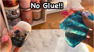 NO GLUE HANDSANTIZER SLIME 🍧🫧 How To Make Easy 2 Ingredient No Glue Hand Sanitizer Slime [upl. by Trude]