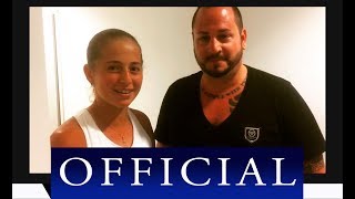 Jelena Ostapenko with Star Bodyguard Patrick Baiata [upl. by Noelani469]