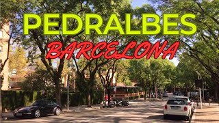 BARCELONA PEDRALBES el barrio más caro de la ciudad  Walking Tour Septiembre 2023 [upl. by Aguie236]