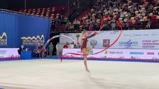 Arina Averina  Ribbon GP Moscow 2021 EF 2115 [upl. by Tedd]