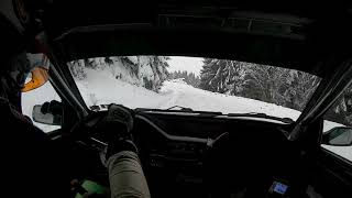 Winter Rally 2021 ONBOARD  Norbert Maior amp Francesca Maior  PS3 „Hârboca 1” [upl. by Chisholm]