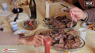 Podar vinha casa do Cedro e almoço na Areia Larga Madalena Ilha Pico 2024 [upl. by Analaj]