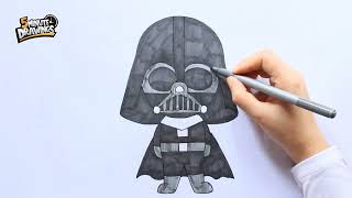 How to Draw Darth Vader [upl. by Laud]