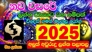 Meena Lagnaya  2025 Horoscope  2025 Pachanga Litha  2025 calendar  Lagna Palapala 2025 [upl. by Erdrich]