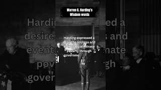 Warren G Harding Reflections of Leadership and Legacy MrNonstopWisdom shorts president [upl. by Loriner]