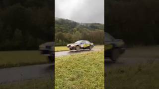 FLAT OUT Subaru Impreza555 testy przed Rajdem Śląskim rally rallyclassic rallycar flatout short [upl. by Atnohsal]