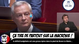 Bruno Le Maire se fait ÉTRILLER par les députés ET les sénateurs déficit budgétaire [upl. by Vastah334]