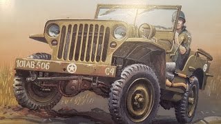 Willys Jeep 125   5  Kartonmodell  Cardmodel  papercraft [upl. by Iliam507]