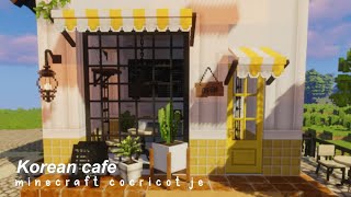 Korean Café aesthetic minecraft JE cocricot [upl. by Sancha335]