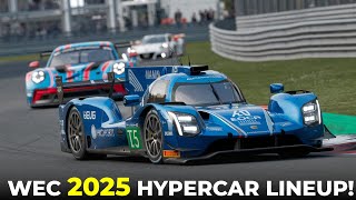 2025 FIA World Endurance Championship Full Entry List Hypercars LMGT3s amp Top Drivers Revealed [upl. by Saimon]