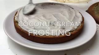 How to make dairy free frosting and glaze from coconut milkcream [upl. by Libbie]